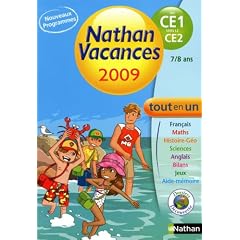 Nathan vacances du CE1 vers le CE2 : Tout en un