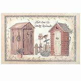 Expressions Linda Spivey Outhouse Rug