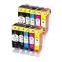 10 Canon Compatible CLI526, PGI525, cartouches d'e&hellip de ECS Inks