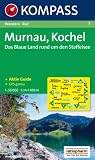 Murnau, Kochel, Staffelsee: Das Blaue Land am Staffelsee. Wandern / Rad. GPS-genau. 1:50.000