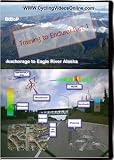 Training to Endure! Part 1 Anchorage to Eagle River Alaska. Virtual Indoor Cycling Training / Spinning Fitness and Workout Videos