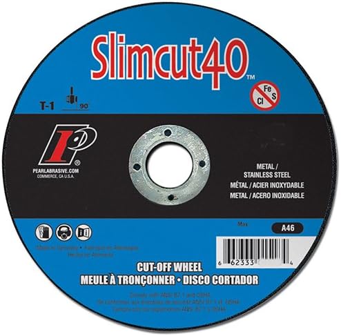 5" x .040 x 7/8" Pearl Slimcut40 Cut-Off Wheels (Pack of 25)