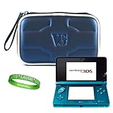 Original & Stylish Deep Sea Blue Nintendo 3DS Hard Case with Reinforced Wal ....