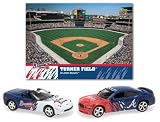 Upper Deck Atlanta Braves 2008 MLB Dodge Charger and Chevrolet Corvette with Stadium Card