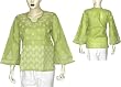 Women's Tunic Top Kurti Clothing in India Chikan Embroidery Size M (ctop429)