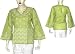 Women's Tunic Top Kurti Clothing in India Chikan Embroidery Size M (ctop429)