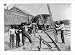 Historic Print (L): [Military railroad operations in northern Virginia: men using lev...