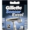 Gillette Sensor Excel for Men Refill Razor Blade Cartridges - 10 pack