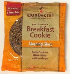 Erin Baker's Breakfast Cookie Morning Glory, 3-Ounce Individually Wrapped Cookies (Pack of 12)
