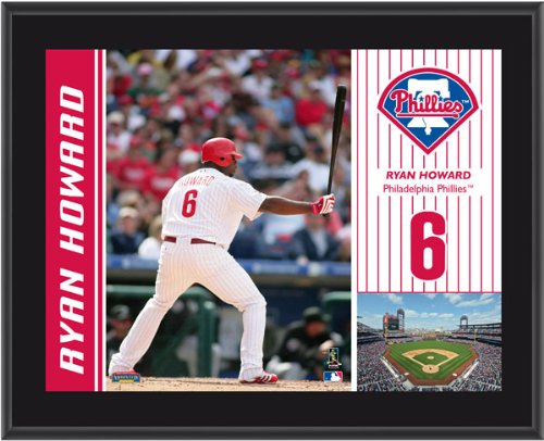 Ryan Howard Plaque | Details: Philadelphia Phillies, Sublimated, 10x13, MLB Plaque