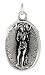 Sterling Silver St. Sebastian Medal 15/16