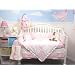 New Pink Minky Dot Chenille 10pcs Baby Crib Bedding Set