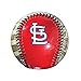 Franklin Sports St. Louis Cardinals Baseball Teeball - Soft Strike - City Themed Graphic PVC Cover - Soft Core - MLB Official Licensed Product