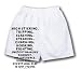 White Boxer Short with High sticking, tripping, slashing, spearing, charging, hooking...