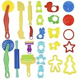 Kare & Kind Smart Dough Tools Kit with Models and Molds (Set of 24 Pieces)