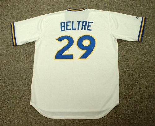 ADRIAN BELTRE Seattle Mariners Majestic Cooperstown Throwback Baseball Jersey, MEDIUM