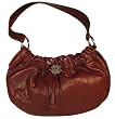 Michael Kors Prescott Small Deep Red Leather Hobo Handbag