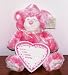 Large `Baby Girl' Pink Plush Musical Teddy Bear w/ Dry-erase Heart-shaped Board & Gift Card ~ 16" Large `Baby Girl' Pink Plush Musical Teddy Bear w/ Dry-erase Heart-shaped Board & Gift Card ~ 16"