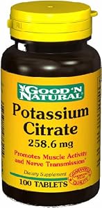 Potassium Citrate 99mg - 100 tabs,(Good'n Natural)