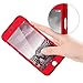 iPhone 7 case,MYRIANN Ultra Thin Full Body Coverage Protection Hard Slim Case with Tempered Glass Screen Protector for iPhone 7(Red)