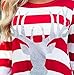 koobea Dress for Women Casual Christmas Party Long Sleeve Stripes Dresses from