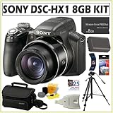 Sony Cybershot DSC-HX1 9.1MP Digital Camera with 20x Optical Zoom with Supe ....