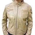 Damen Lammnappa Lederjacke Vintage Optik camel, Artikel Nia
