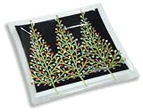 Peggy Karr 10-Inch Glass Tannenbaum Square Plate