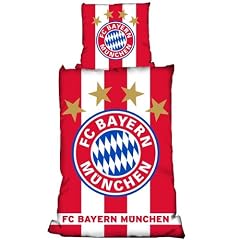 FCB / FC Bayern M�nchen Bettw�sche Linon 'Fahne' (135x200 cm + 80x80 cm)