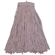 Zephyr Shineup 4-Ply Cotton Screwflat Cut End Mop Head (Pack of 12)