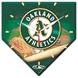 Oakland Athletics MLB High Definition Clock