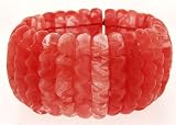 Wavy Style Bracelet - Cherry Quartz