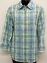 Alfred Dunner Simply Natural Plaid Blouse Multi 22W