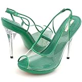 Michael Antonio Lucite Pumps