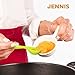 Jennis Measuring Cups and Spoons, Easy Pour, Child Safe, Silicone