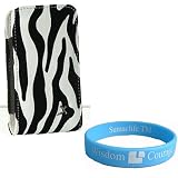 Zebra Black and White Ipod Touch 2nd AND 3rd Generation Skin Case for Ipod Touch 3 Third Gen Ipod Touch 2 Second Gen: 3gb, 8gb, 16gb, 32gb, 64gb which INCLUDES Wristband