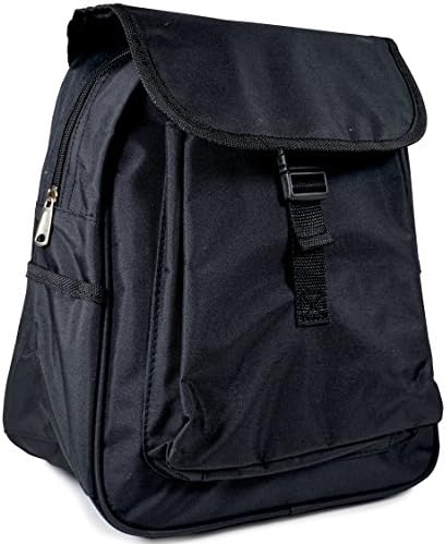 World Traveler Solid Black Junior Backpack