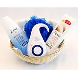 Geschenkekorb Music Lady handverpackt mit Dove Beautyprodukten sowie Duschradiovon "REIMA AirConcept GmbH"