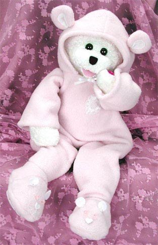 Baby of Mine Singing baby teddy bear - Pink 22 by Great Earth Market