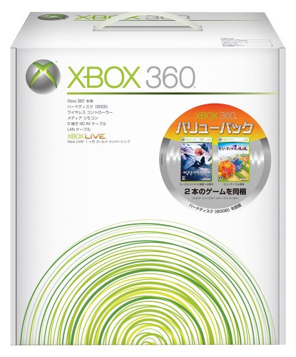 Xbox 360 バリューパック(60GB:HDMI端子搭載、「エースコンバット6 解放への戦火」&「ビューティフル塊魂」同梱)【期間限定生産】画像3