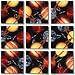 B Dazzle Planets Scramble Squares 9 Piece Puzzle