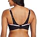 Glamorise Women's Full Figure Glamorise No Bounce Cami Sport Bra, Black/Pink, 40F