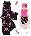 (#37) Rockin Rosie Hot pink Skulls baby girl leg warmers by My Little Legs