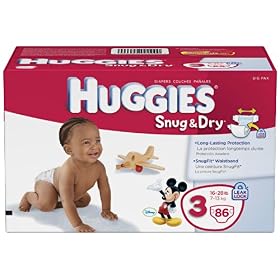 Huggies Snug and Dry Diapers, Step 3, 86 Count: Health &amp; Personal Care