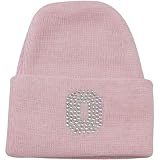 NCAA Ohio State Buckeyes Newborn Girls Pink Rhinestone Knit Beanie