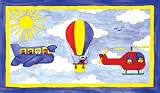 Art4Kids Big Flyin Mounted Art Print -24x14