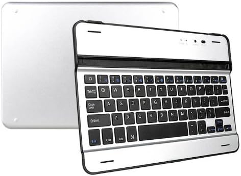 Portable Tablet Bluetooth Wireless Keyboard with Aluminum Case Cover Stand for iPad 2 3 4