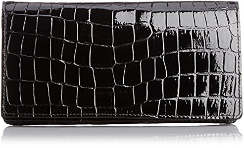 [タカサゴ] TAKASAGO 本クロコ無双 長財布 F小銭入れ CR-001F BK (ブラック)