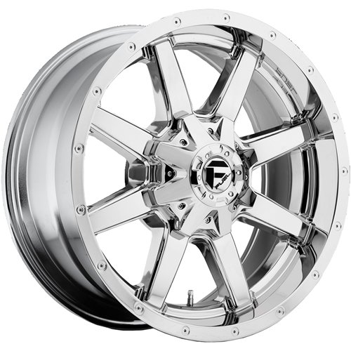 Fuel Maverick 18 Chrome Wheel / Rim 8x6.5 with a 20mm Offset and a 125.2 Hub Bore. Partnumber D53618908257