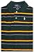Boy's Ralph Lauren Polo Shirt Size 2/2T Green; Striped with White Pony